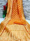 Orange Colour VT Latest Art Silk Fastival Wear Saree 02O